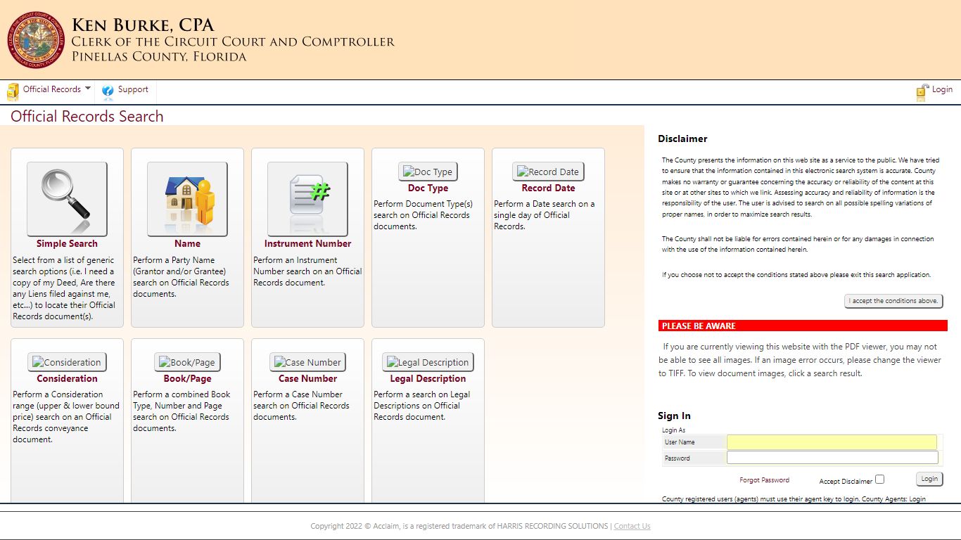 Pinellas County Public Records